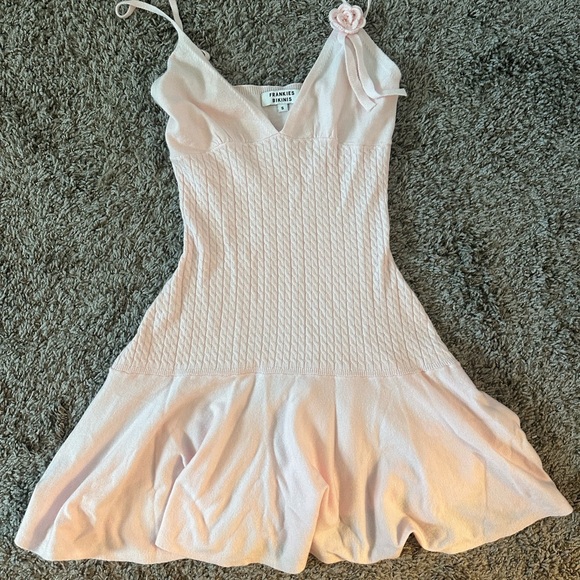Frankie’s Bikinis pink knit dress - Picture 2 of 2